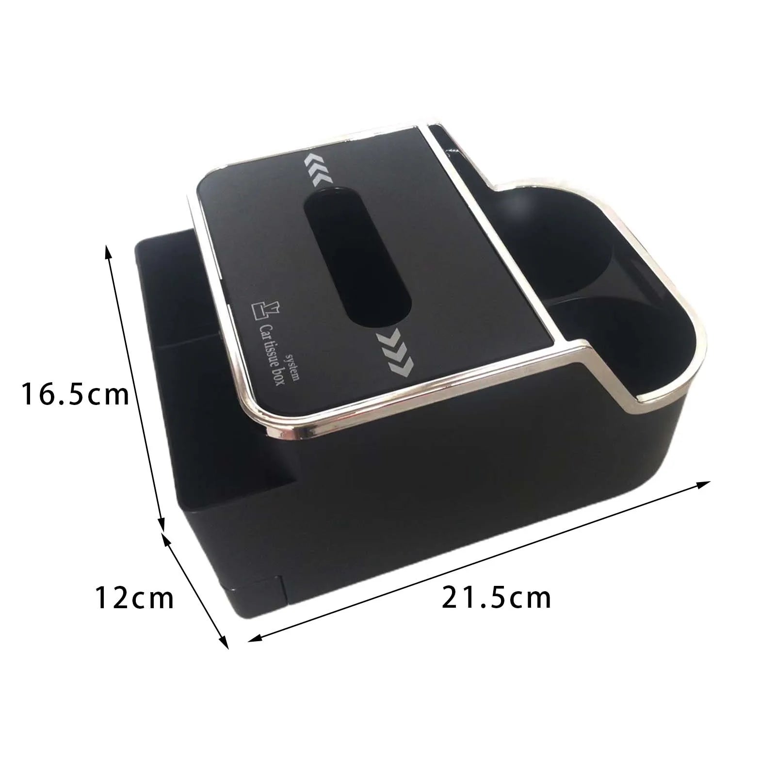 Car Armrest Storage Box Car Interior Accessories Console Armrest Organizer Storage Box Multifunctional Tissue Cup Holder Durable