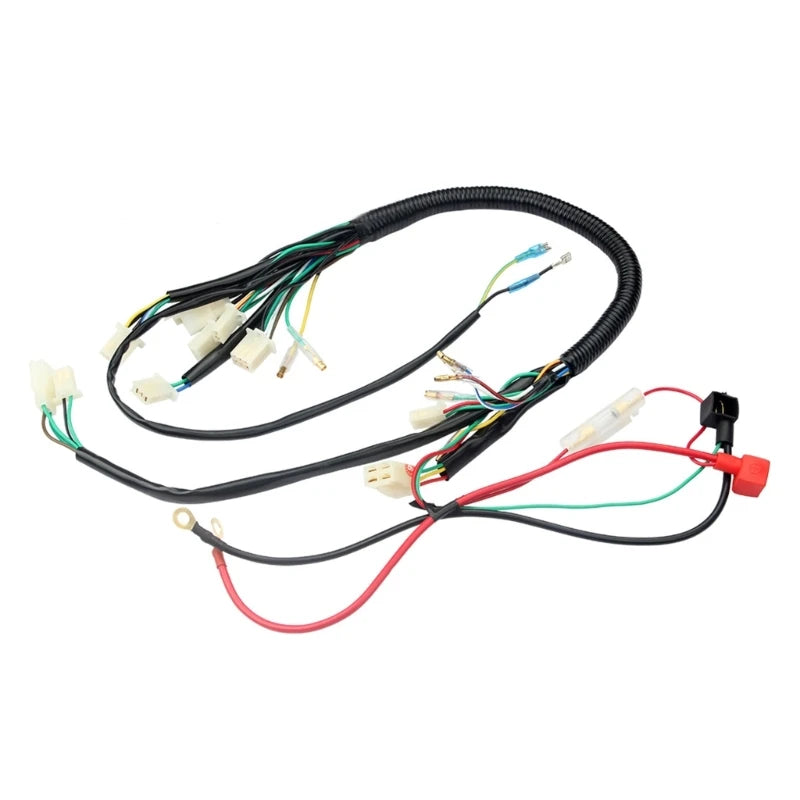 Motorbike Full Electrics Wiring Harness Cdi Stators for 50-125cc ATV Dropship