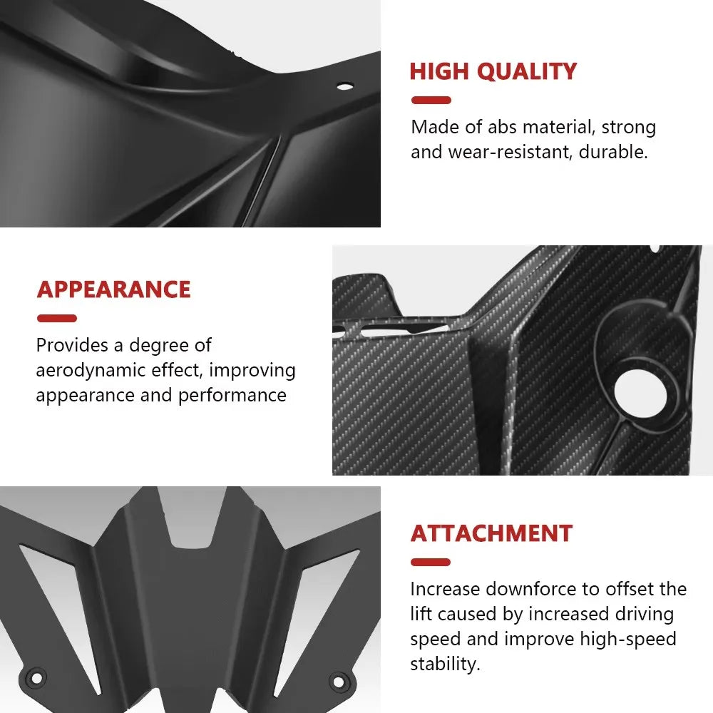 For MT 07 mt07 2021-2024 2023 Motorcycle Accessories Engine Fairing Chassis Guard Exhaust Guard Protective Cover Spoiler Kit