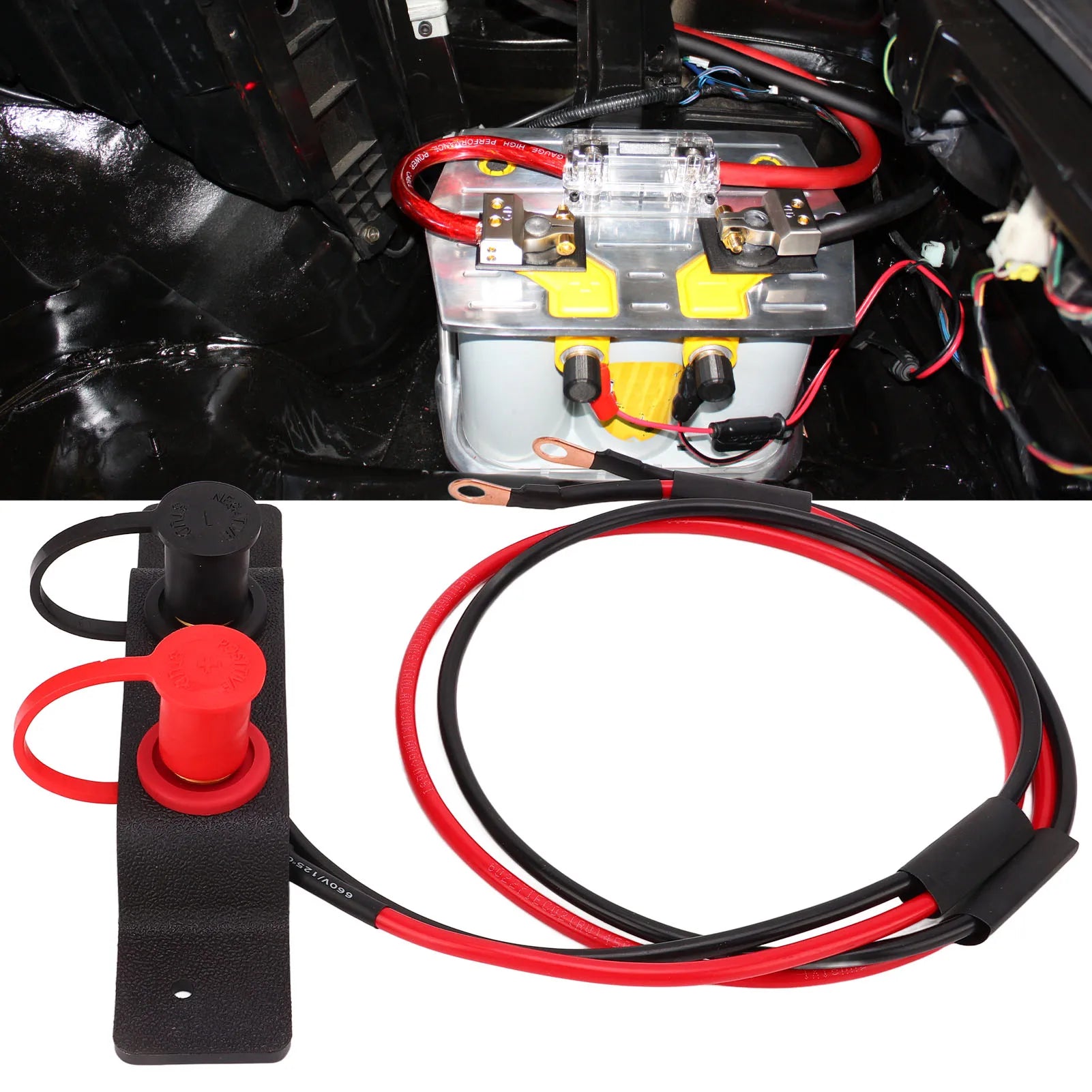 Cars Battery Terminal Relocation Kit Trucks ATV UTV Tractor Accessories Replacement For Can-Am/Maverick X3/Polaris RZR