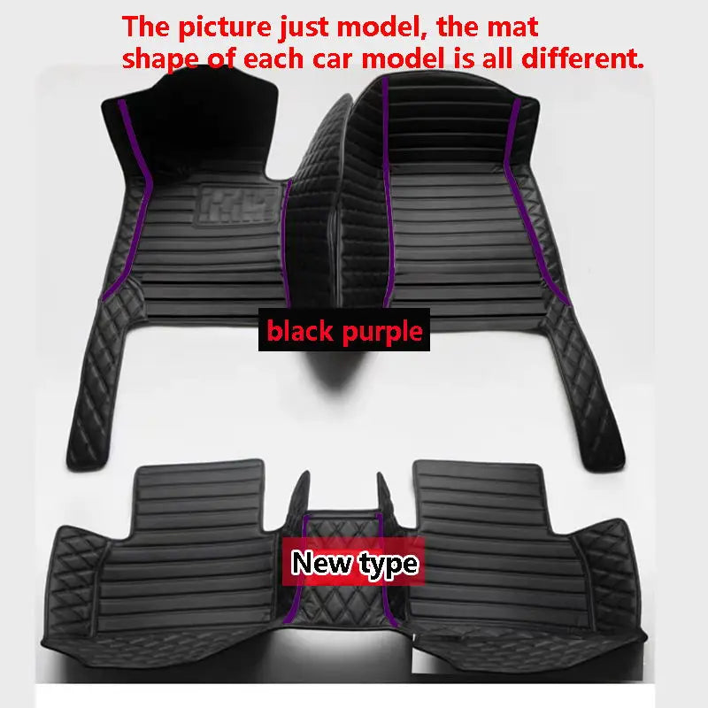 Car floor mats for Ford Mustang 2011 2012 2013 2014 Custom auto foot Pads automobile carpet cover