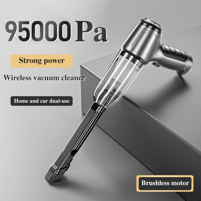 15000PA Portable Car Vacuum Cleaner Wireless Powerful 4-in-1 Clean Machine USB Charging Blowing Suction Vacuum Cleaner 2026 New
