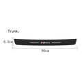 Car Interior for Fiat Bravo Logo  Door Sill Trunk Bumper Waterproof Decals Front Rear Threshold Stickers Strips Accessories