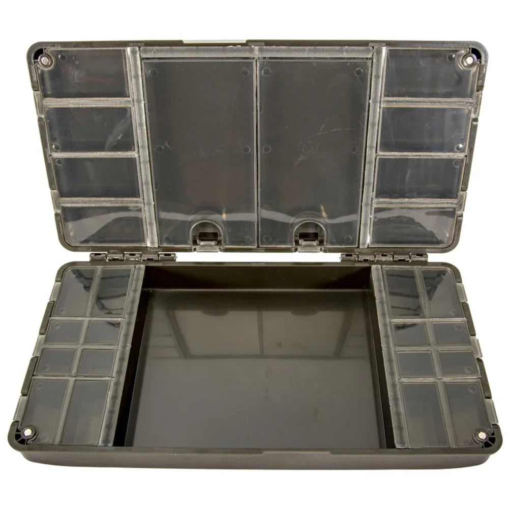 Carp Fishing Organizer Box Portable Fishing Accessories Box 27 Grid Magnetic Multipurpose Compartments Fishing Gear Accessories
