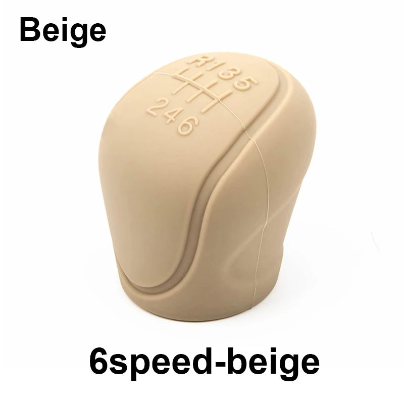 1PC Manual 5/6-speed Car Interior Accessories Car Silicone Gear Shift Knob Cover Shift Non-Slip Car Interior Accessories