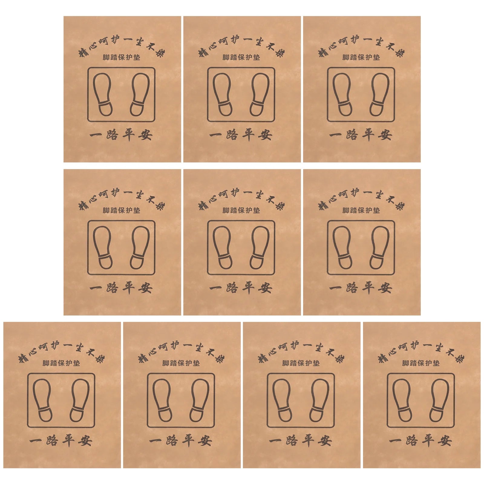 50 Pcs Soft Non Woven Fabric Car Floor Mats Wear Resistant Disposable Automotive Foot Mats Universal Interior Accessories Car