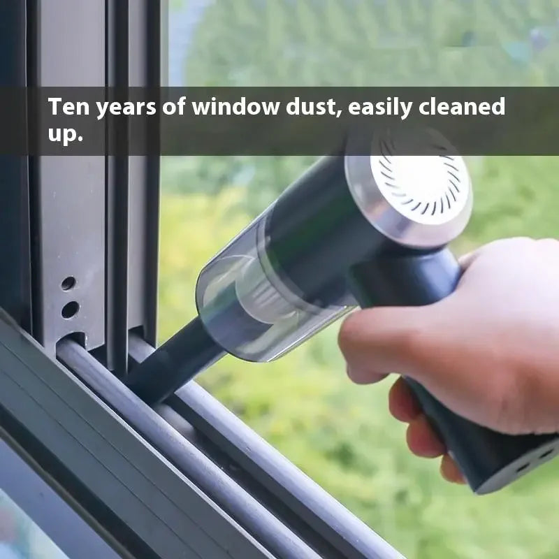 Car Mounted Vacuum Cleaner, Wireless Home and Car Dual-purpose Dry and Wet Vacuum Cleaner, High-power Portable Handheld