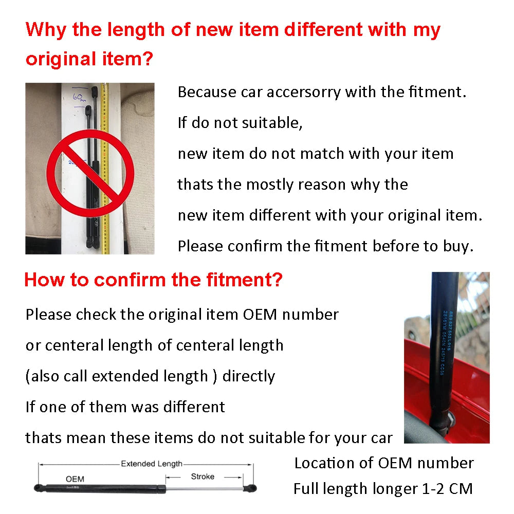 Rear Tailgate Lift Support Gas Spring Shocks Struts For 2002 2003 2004 2005 2006 2007 2008 2009 2010 2011-2014 Mini Cooper R56