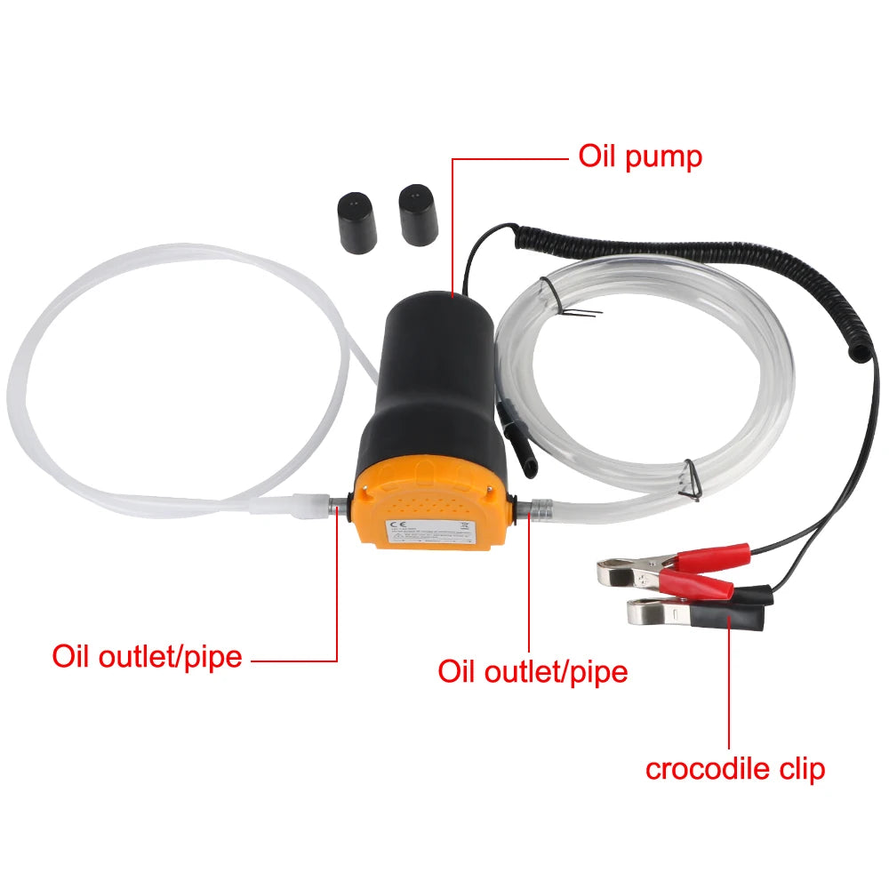Car Engine Oil Pump Vacuum Pumps Electric Automatic Sucking Pipe Car Gas Oil Pump Water And Oil Absorption Fuel Tank Tools
