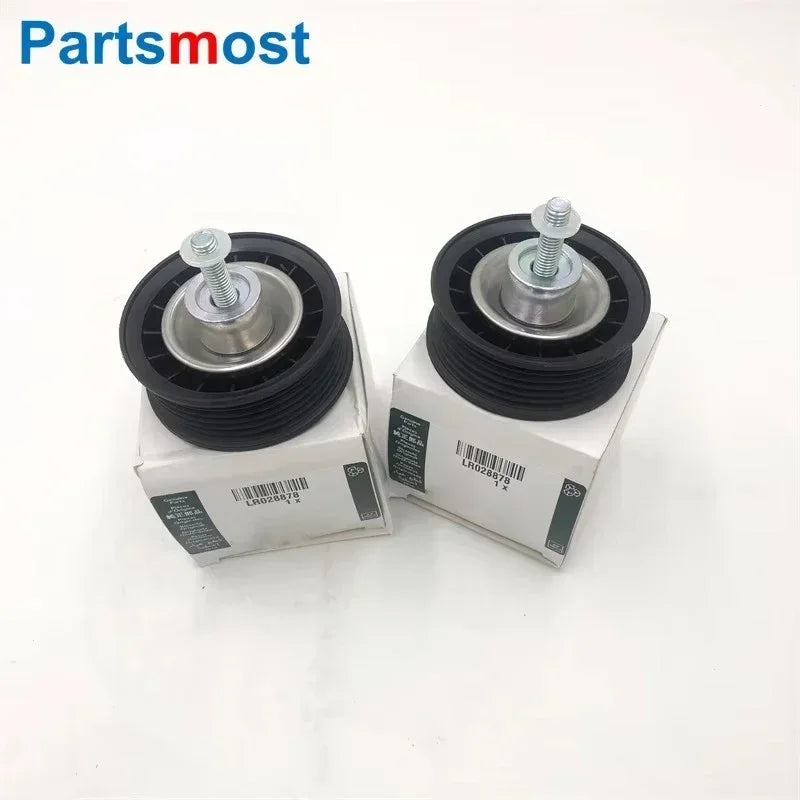 Upper LR028878 Lower LR028879 2.0L Petrol Drive Belt Idler Pulley For Land Rover Freelander 2 Range Rover Evoque Discovery Sport