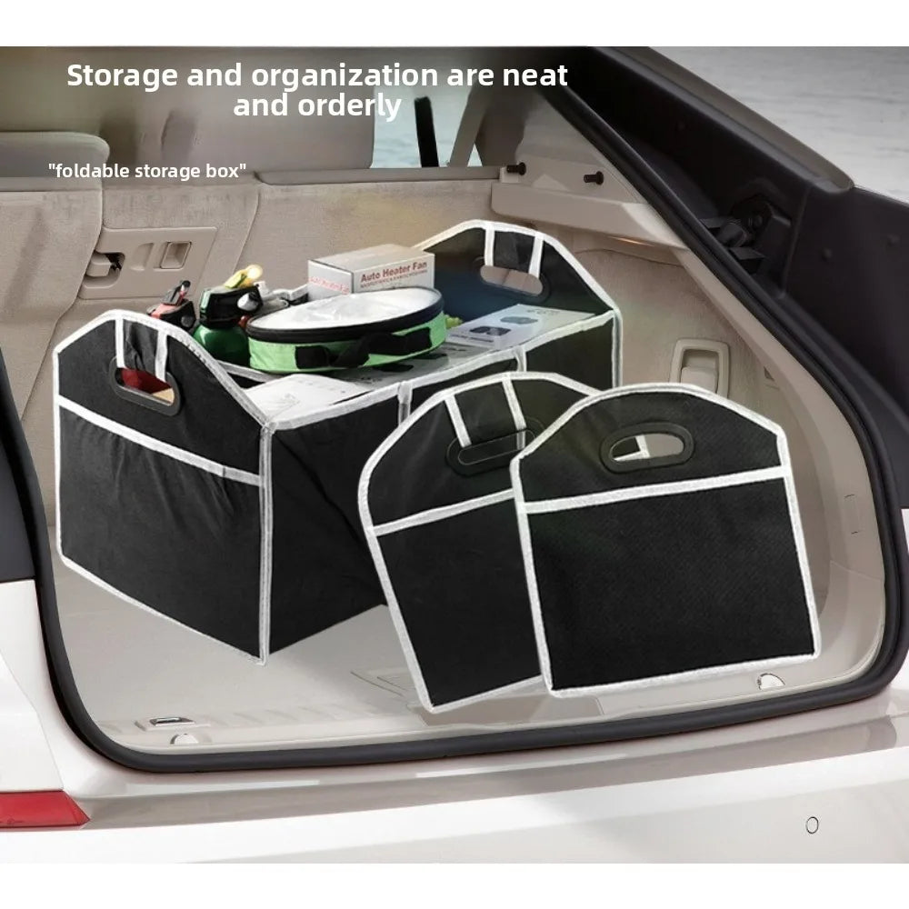 Car Storage Box Foldable Car Trunk Organizer Toys Food Storage Container Bags Box Car Accessories Auto Organizer