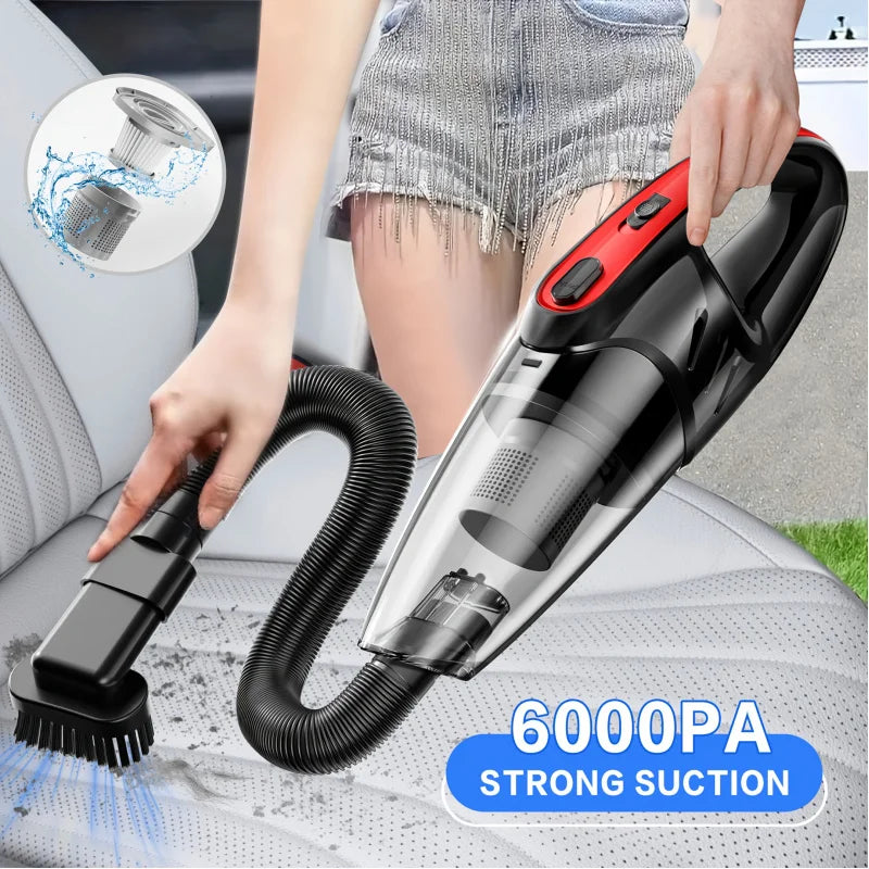 Car Wireless Vacuum Cleaner Powerful High Power High Suction Mini Handheld Car Vacuum Cleaner Household Indoor