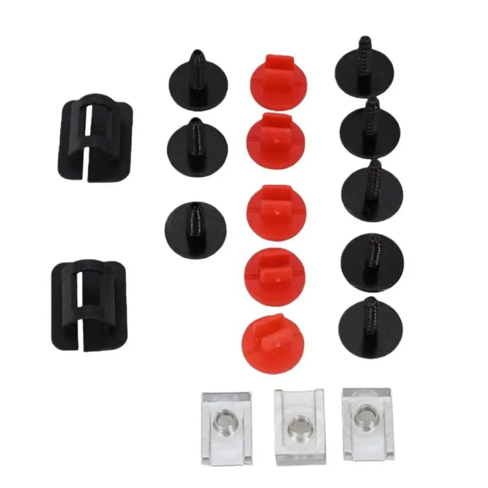 Engine Under Tray Splash Guard Mounting 18pcs Set Replacement Parts for Volvo V40 2012-2019 Models 31391440 30683256