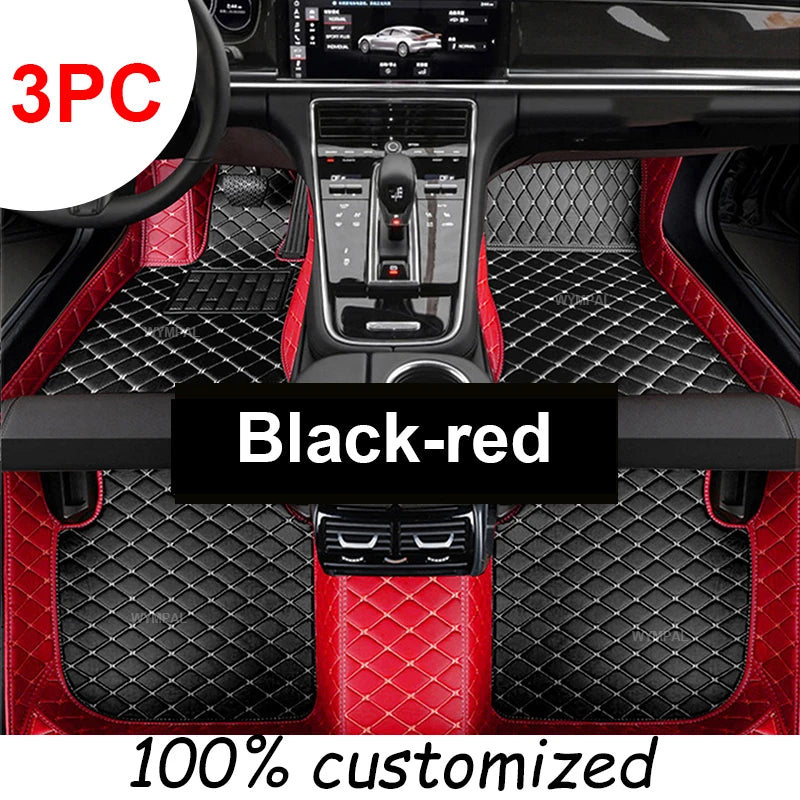 Car Floor Mats For Mazda2 Mazda 2 Demio  DJ DL 2015~2022 Leather Mat Rugs Carpets Interior Parts Car Accessories