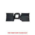 For Land Rover Defender 90&110 TDi300 TD5 Car Tpe  Floor Foot Mat Black center console mat with seat mat for Land Rover Defender