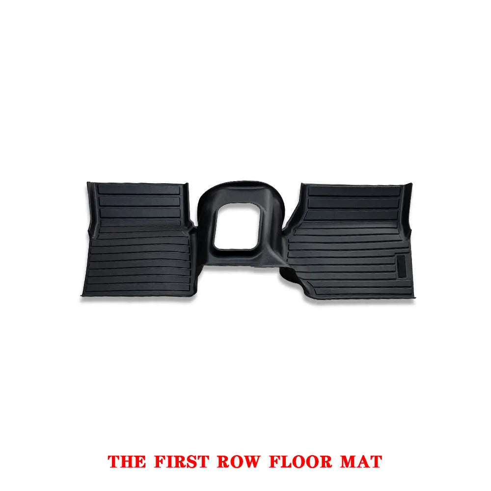 For Land Rover Defender 90&110 TDi300 TD5 Car Tpe  Floor Foot Mat Black center console mat with seat mat for Land Rover Defender