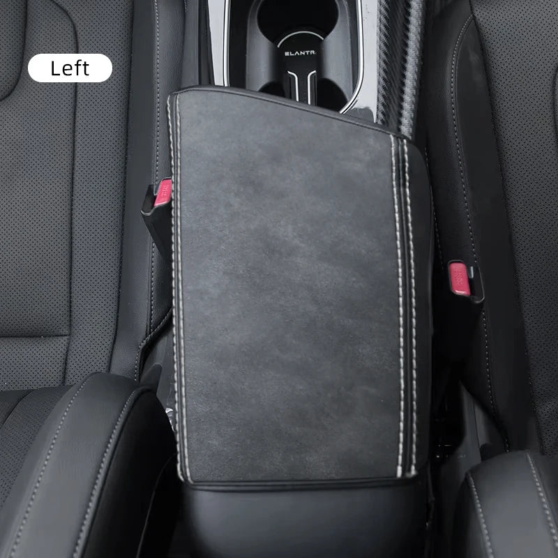 For Hyundai Elantra CN7 Accessories 2021 2022 2023 2024 Car Center Armrest Box Leather Protective Cover Car Decorate