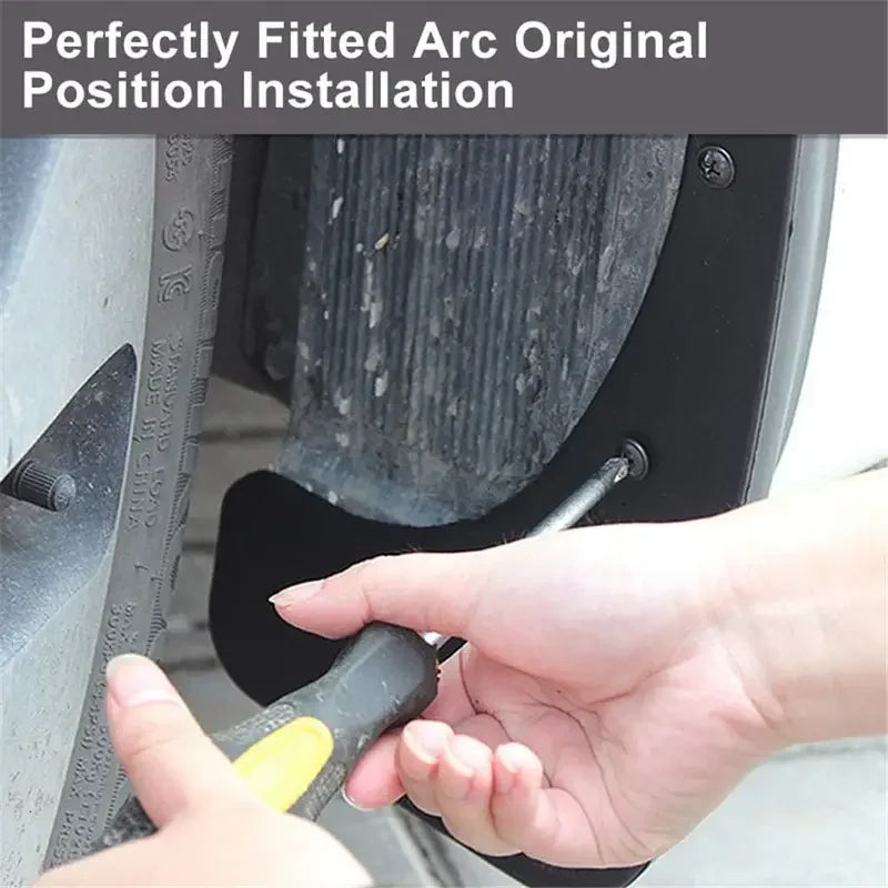 1set Car Fender Mud Retaining Accessories Brand New Black For Volkswagen Transport Vehicle T5 T6 Car Accessories