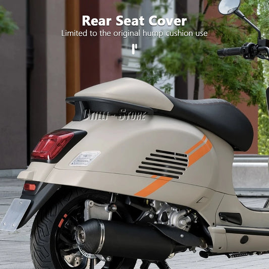 Motorcycle Accessories Rear Seat Cover Rear Tail Cover Fairing Cowl For Vespa GTV300 gtv300 GTV 300 2018-2024