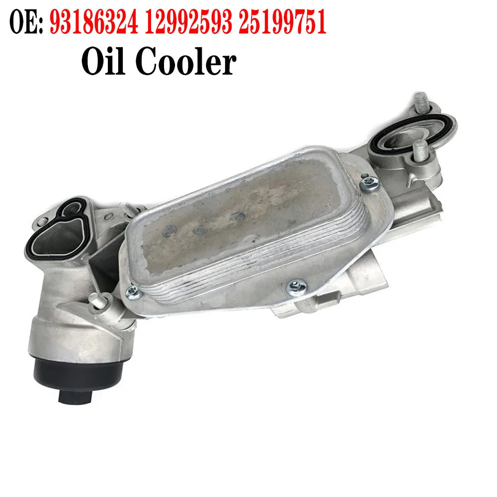 12992593 93186324 Engine Oil Cooler Oil Filter Assembly Aluminum for Chev-rolet for Cru-ze for O-pel for As-tra