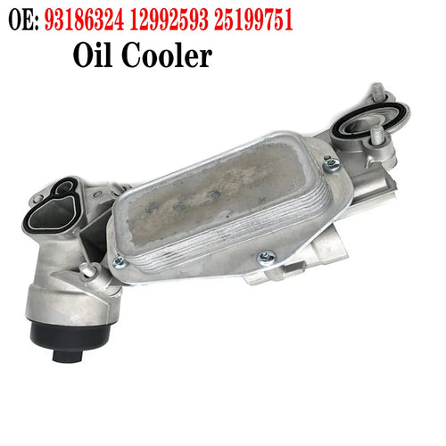 12992593 93186324 Engine Oil Cooler Oil Filter Assembly Aluminum for Chev-rolet for Cru-ze for O-pel for As-tra