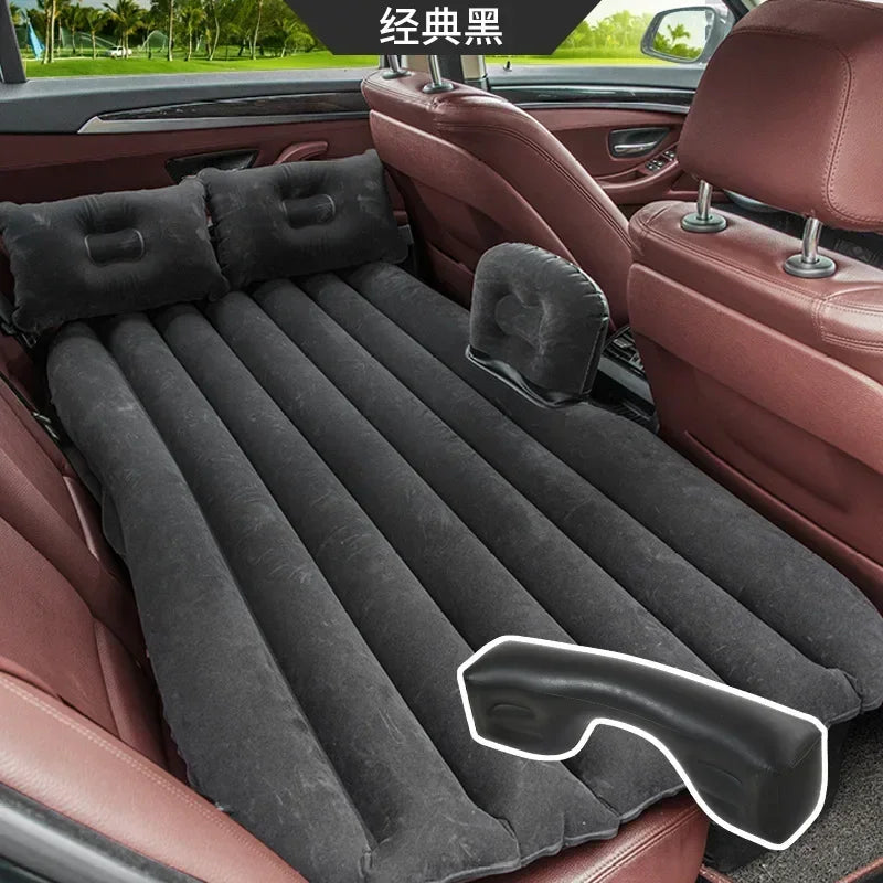 Car Travel Bed Automatic Air Mattress Sleeping Pad Inflatable BackSeat Bed Outdoor Cushions Camping Sofa Bed Accessories for Car