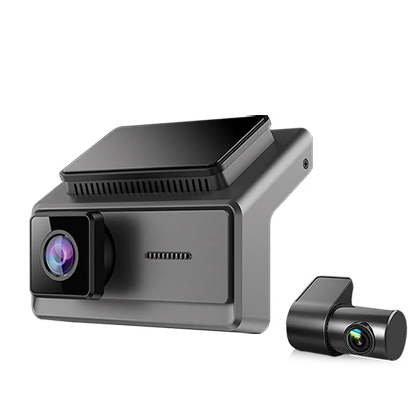 3-Lens Dash Cam 2K+1K+1K Ultra Wide Angle Front/Inside/Rear WiFi Car Camera Recorder