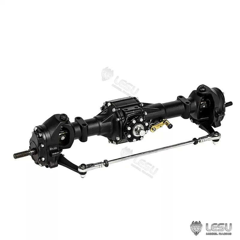 LESU RC 1/10 Front And Rear Axle With Differential And Diff Lock For 1/10 RAVE-UM406 RC Off-road Light Truck Accessories Parts