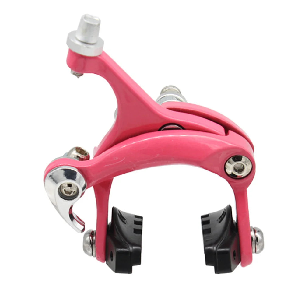 C Brake Pads V Shaped Grooved Rubber Wear Resistant Noise Reduction Design Universal Fit For Road Mountain Bikes Compatible