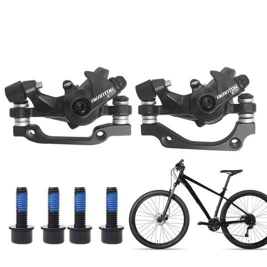 Hydraulic Disc Brakes Caliper Brake Set For Front And Rear Hydraulic Bike Brakes Ebike Brakes Bike Accessories For Road Bike