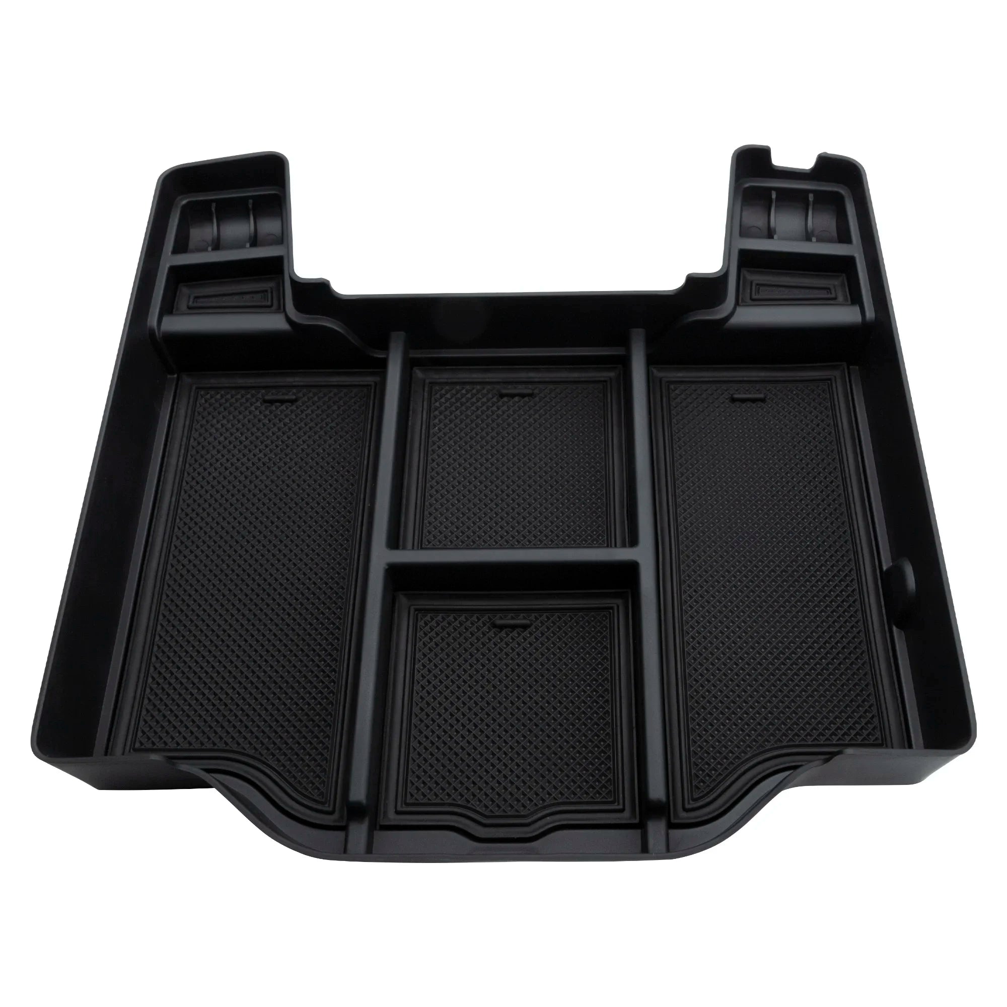 Car Center Console Organizer For Dodge RAM 1500 2500 3500 2019- 2022 Black Car Interior Accessories ABS Secondary Storage Box