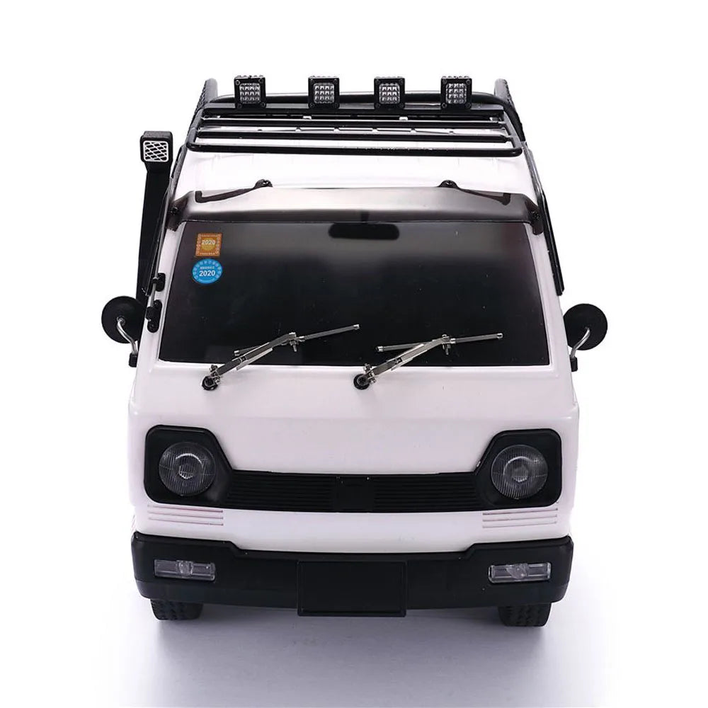 Upgrade for 1/10 WPL D12 Sun Hat Rain File Acrylic Transparent Black Truck Parts Voitur 1/10 RC Car Pickup Simulation Decor