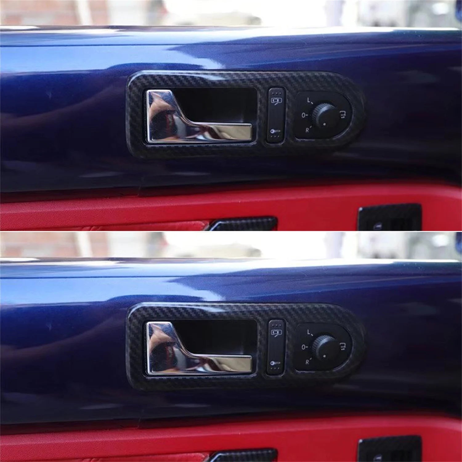 For VW Volkswagen New Beetle 2003-2010 Car Interior Door Handles Decor Cover Trim ABS Accessories 2pcs
