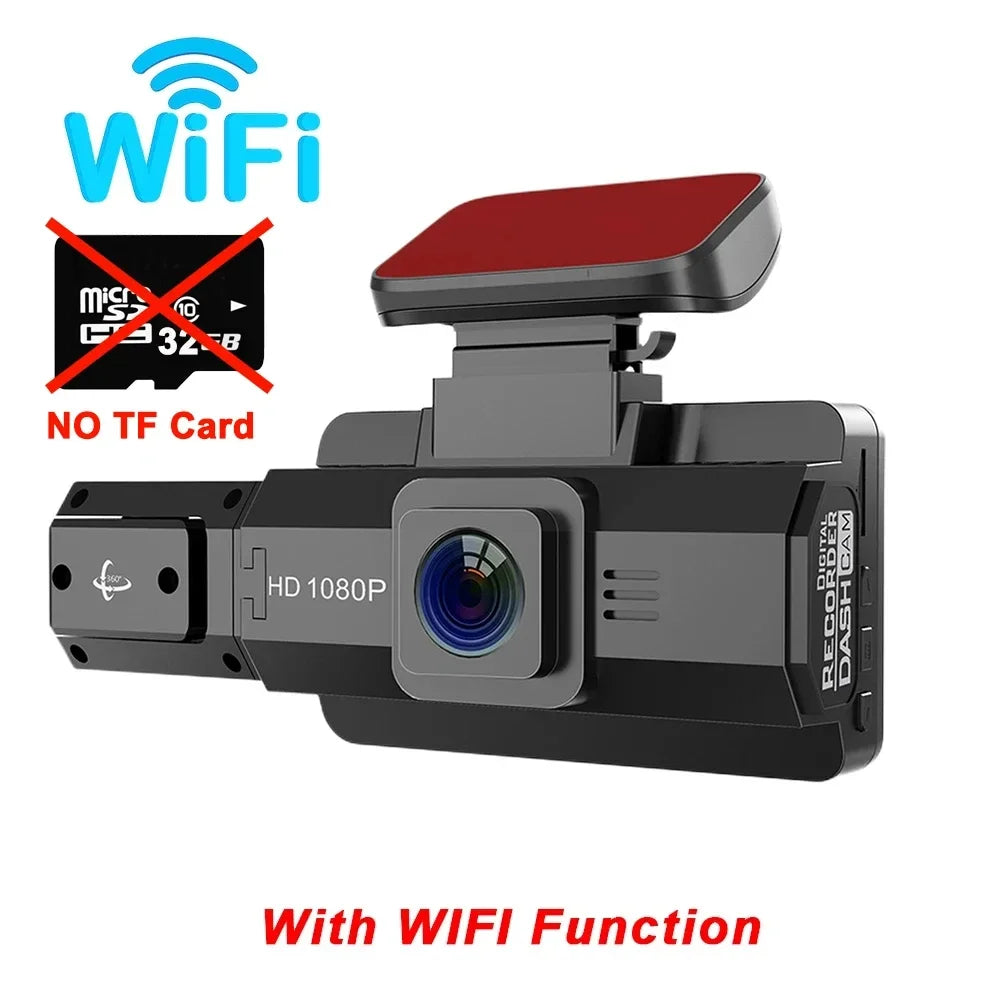 2K 1440P 3Inch Dash Cam For Cars Inside Video Recorder Car WIFI Camera for Vehicle Night Vision Car DVR Black Box Car Assecories