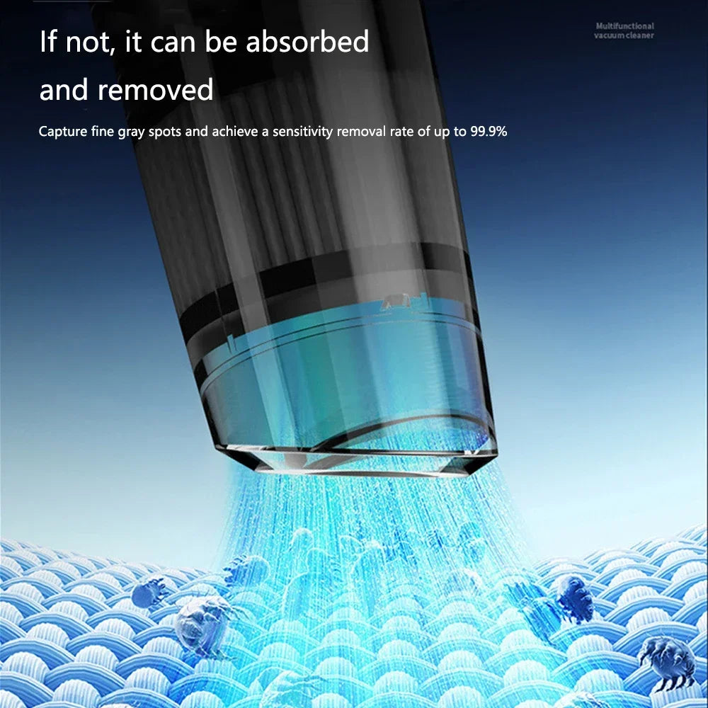 Wireless Vacuum Cleaner For Home Car Charging Strong Suction Power Handheld Carpet Window Crevice Groove Vacuum Cleaner