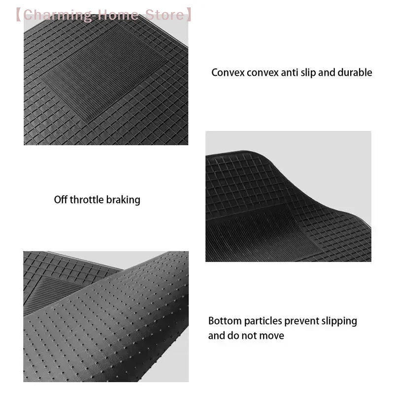 【M】Car Floor Mats All Weather Automotive All Season Foot Mats Three-Dimensional Convex Design Integrated Foot Pad Automotive