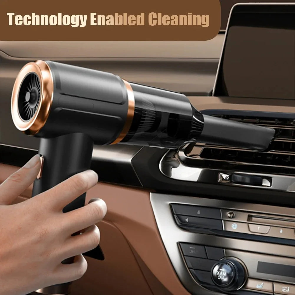 Handheld Vacuum Cleaner Mini Dust Remover Car Vacuum Cleaner Rechargeable Multifunctional Wireless Dust Catcher For Car Low Nois