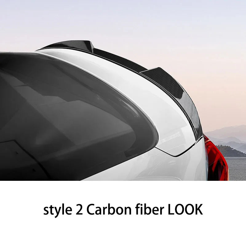 CAR Accessories FIT For Audi A5 B10 2025 2026 4-door sedan black carbon fibre Rear Door Tail Trunk Spoiler Wing Lip