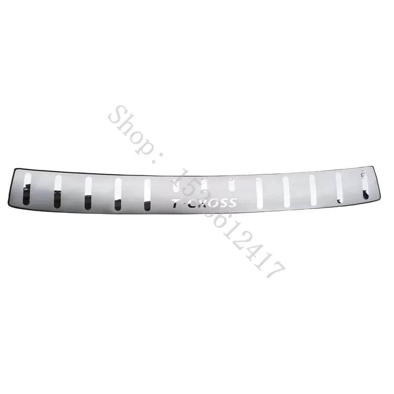 For VW Volkswagen T-cross Tcross 2019 2020~2024 Car accessories Rear Bumper Protector Sill Trunk Tread Plate Trim rear styling