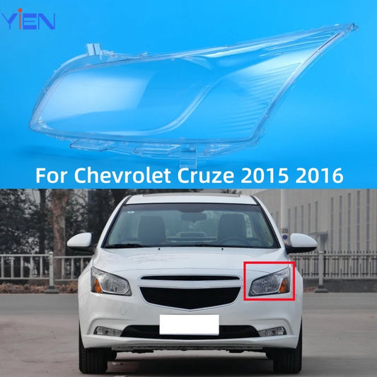 For Chevrolet Cruze 2015 2016 Accesorios Para El Coche Replace A Transparent PC Car Lights Shell Headlamp Cover