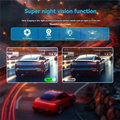 SUNRI-Car Dash Cam DVR Camera 1080P Wifi 3-Lens Inside Vehicle Three Way Video Recorder Registrator Camcorder