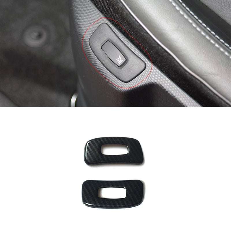 Car Accessories Abs Carbon Fiber For Renault Captur 2013 2014 2015 2016 Sticker Window Switch Cover Control Panel Trim Adornment