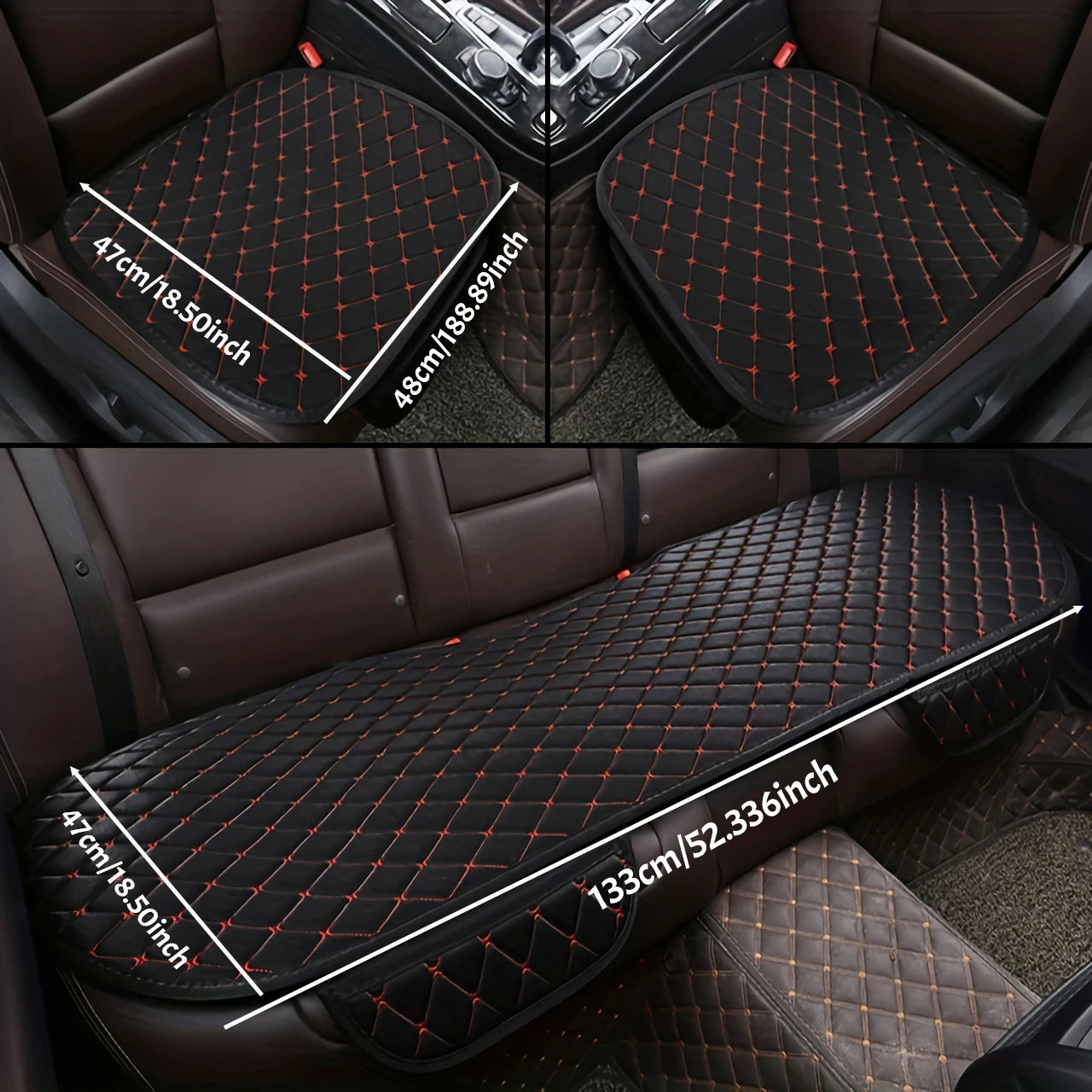 Car Seat Cover/Protector, Car Seat Cushion, Breathable, Comfort, Universal for Most Vehicles, Automotive Interior Seat Protector