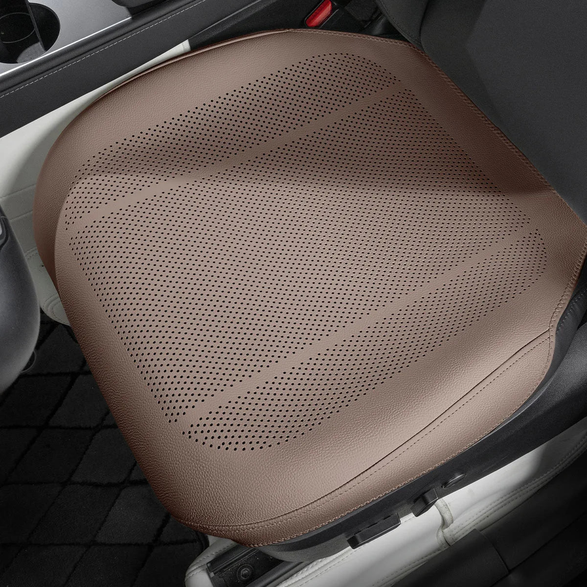 Leather Car Seat Cover Universal Front Seat Protection Cushion For KIA RIO Sorento K3 K4 K5 K7 K9 Opirus Sportage R Ceed Stinger