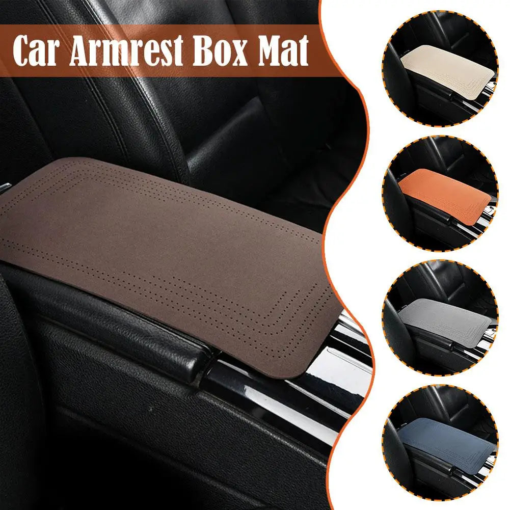 Car Armrest Cushion Car Center Armrest Cover Plush Four Seasons Universal Elbow Cushion Car Accessories Interior