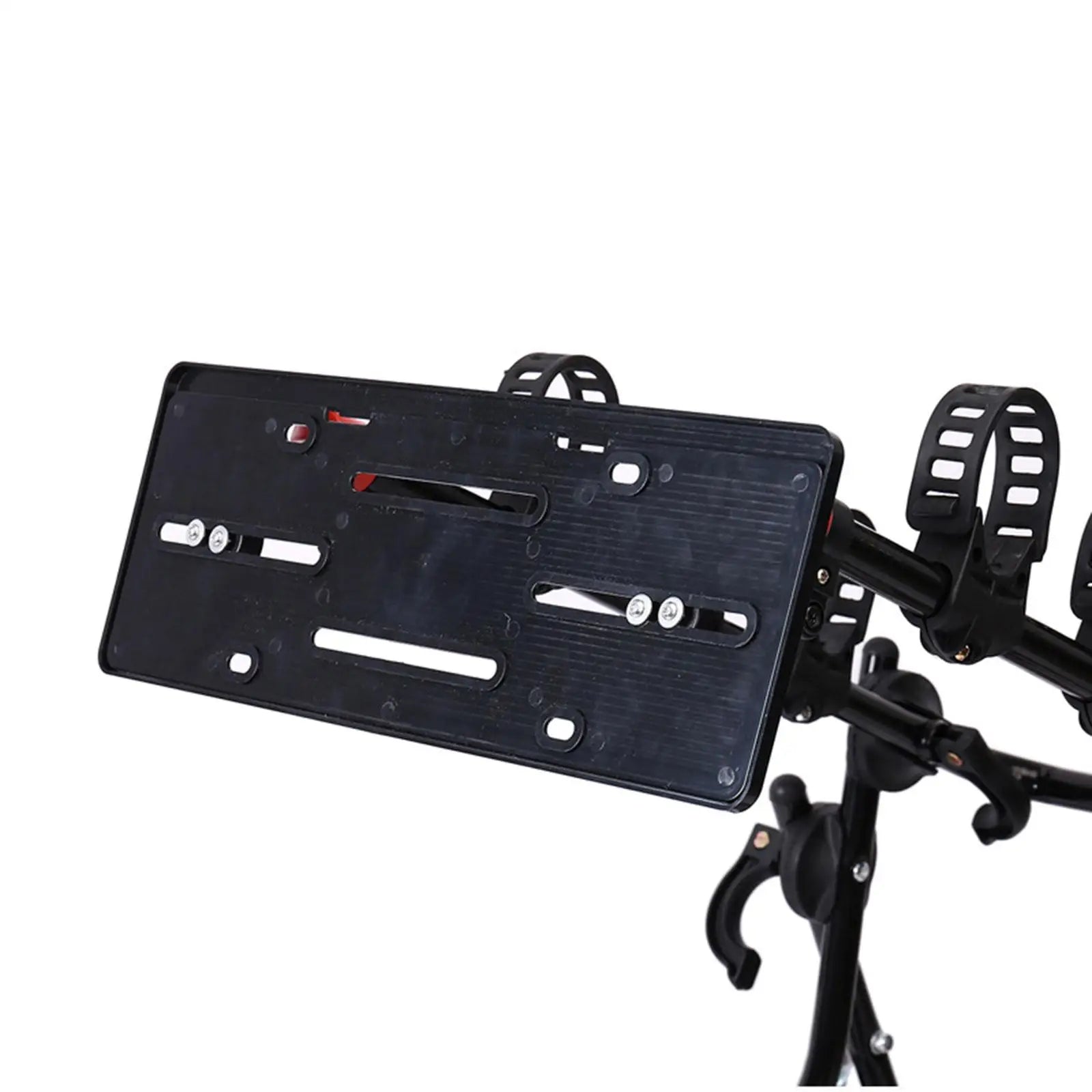 Auxiliary License Plate Holder 17.8x6.3inch Universal Accessory for Car External Rear Racks Simple Assembly