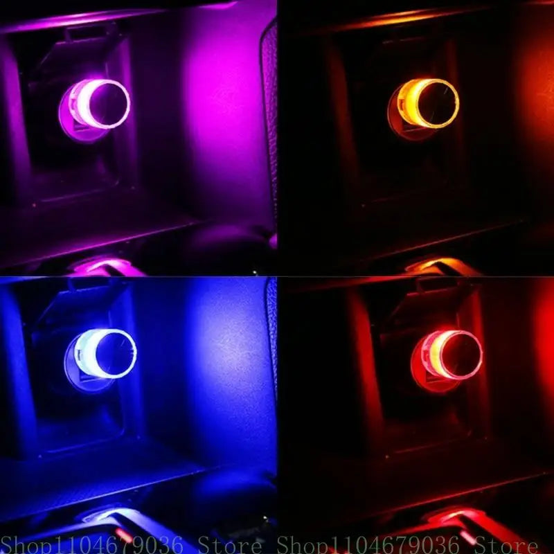 LED Car Light USB Interfaces Easy to Install Suitable for Personalizing & Cozy Vehicle Ambiances