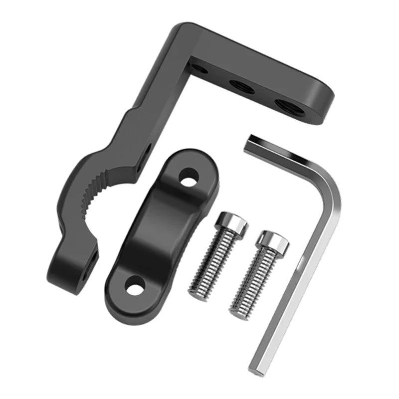 Soporte de aluminio para manillar de motocicleta, soporte para accesorios de motocicleta, accesorios para motocicleta para navegación electrónica adicional
