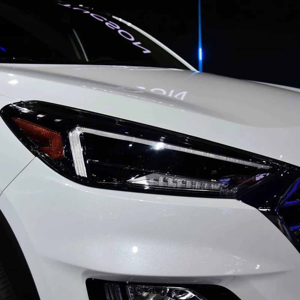 For Hyundai Tucson 2019-2020 （Overseas Version）Car Accessories Headlight Lamp Shade Headlamp Lampshade Cover Lens Plexiglass