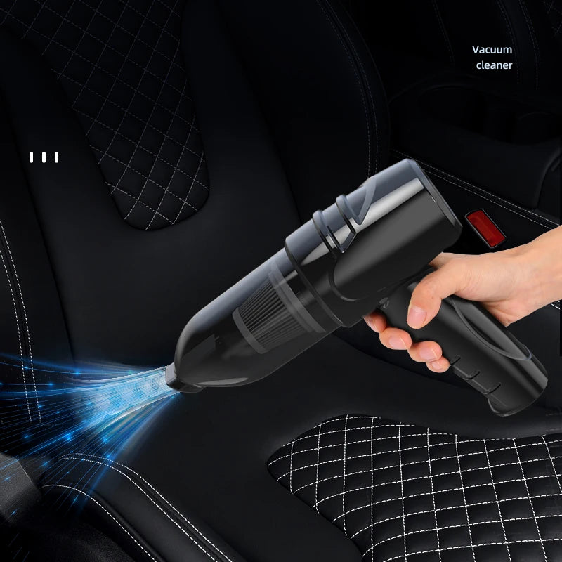 Portable wired car vacuum cleaner with powerful suction, handheld vacuum cleaner for quick vacuuming of pet hair in car